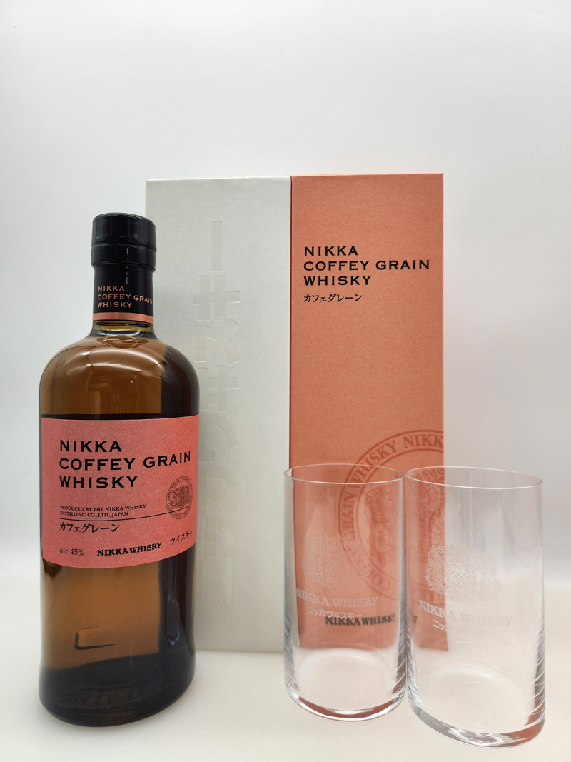 Nikka Coffey Grain Whisky 2 Glasses Gift Set