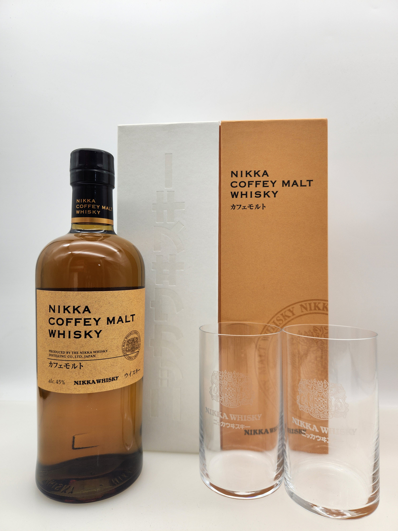 Nikka Coffey Malt Whisky 2 Glasses Gift Set
