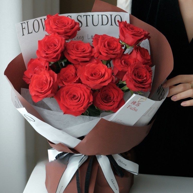 【熱戀期許】高原紅玫瑰花束生日花束生日鮮花