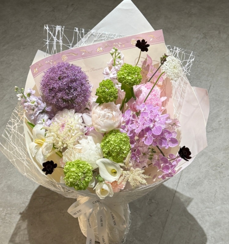 【無畏綻放】混搭撞色花材生日花禮女友情人節閨蜜老婆鮮花花束