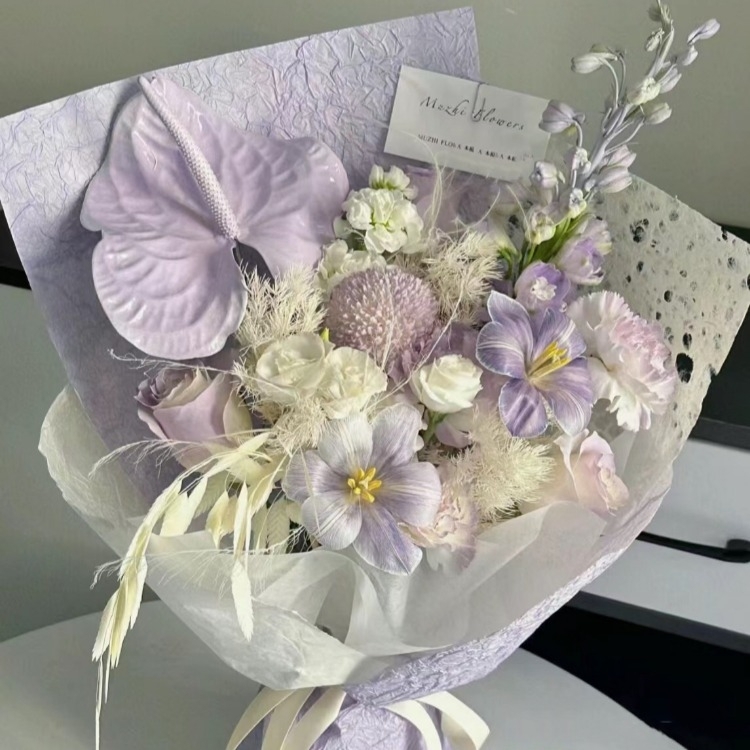 【溫柔宇宙】紫色系混搭花束祝福花束告白花束生日花束情人節花束