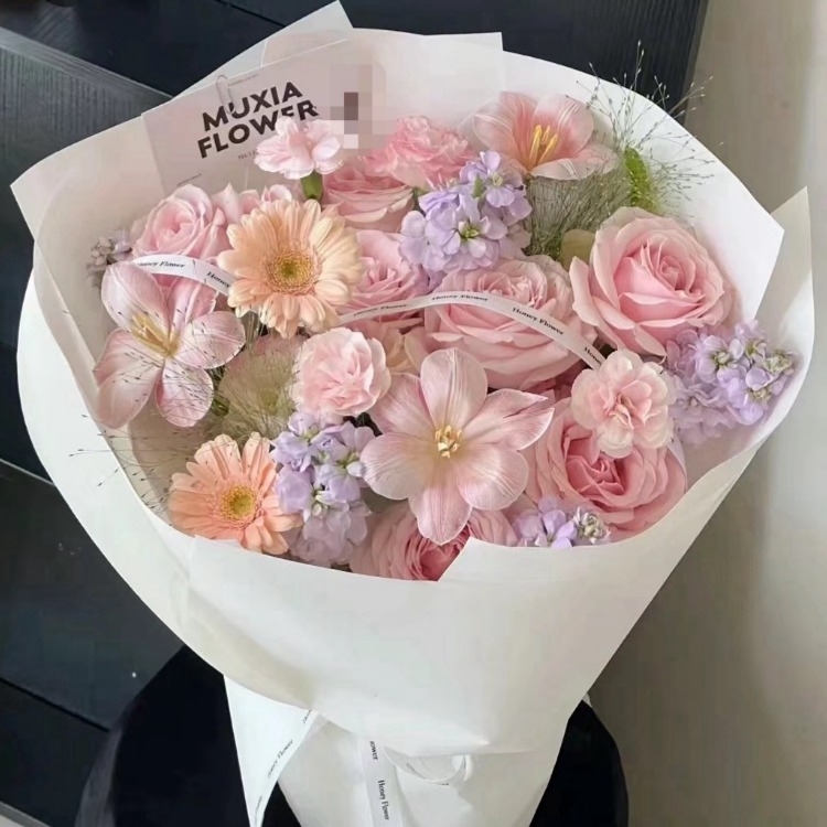 【粉色夢境】玫瑰混搭花束祝福花束告白花束生日花束情人節花束