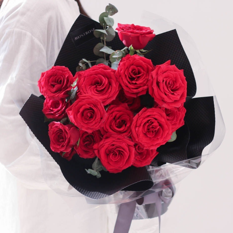 15朵紅玫瑰花束(fl00002-033)