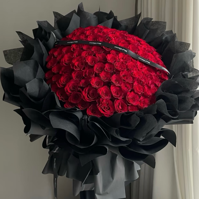 99枝紅色玫瑰花束(fl00006-036)