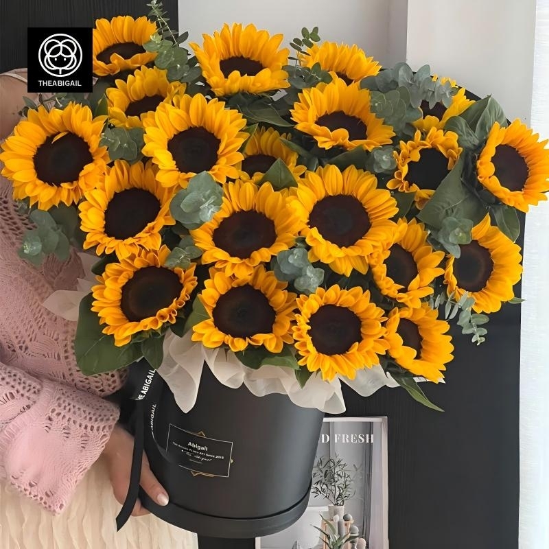 22 Sunflower Flower Bucket(fl00007-034)