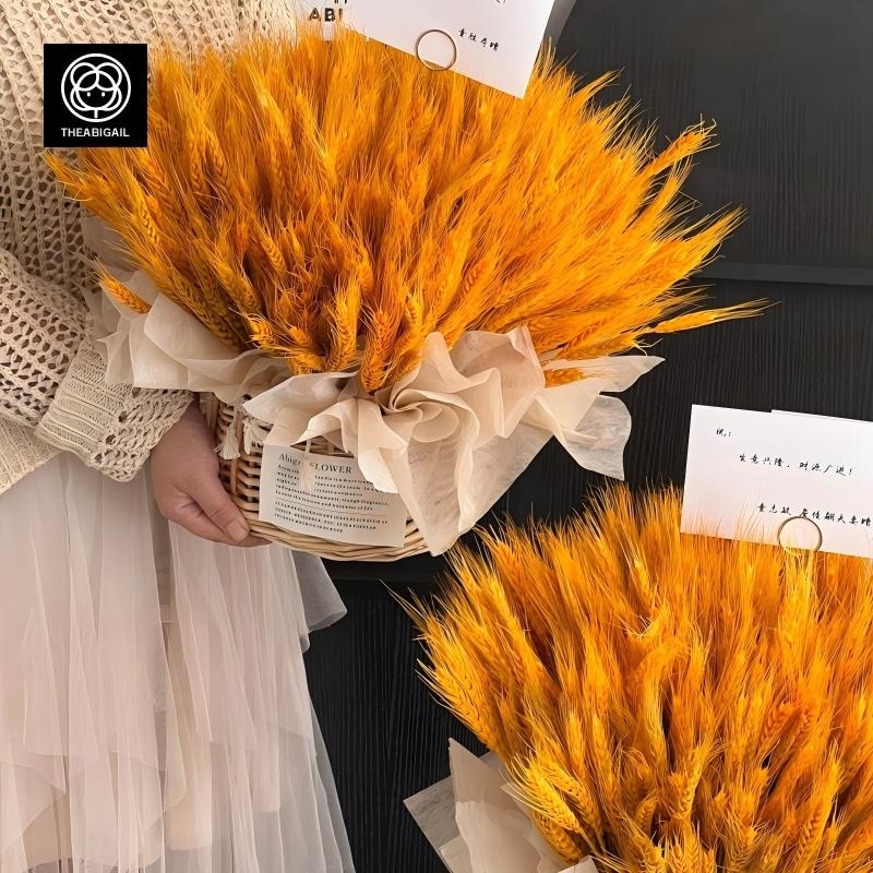 Fake barley flower basket(fl00007-035)