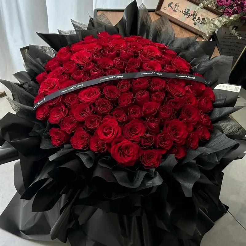 99 Red Rose Flower Bouquet(fl00018-036)