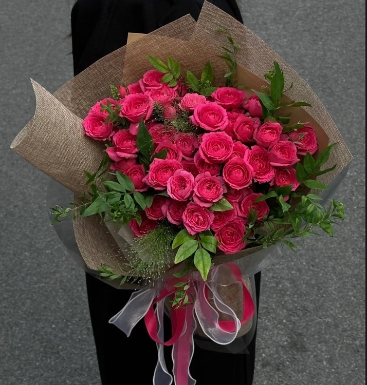 蘇菲寶貝多頭玫瑰花束(fl00010-004)