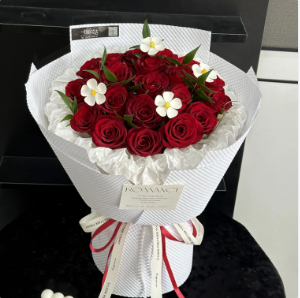 19枝紅色玫瑰花束(fl00016-023)