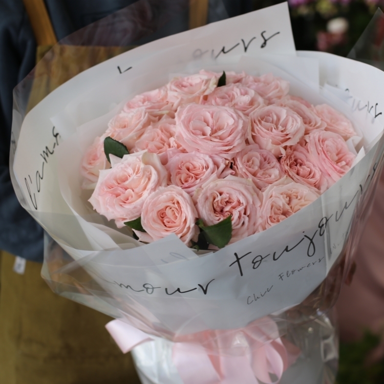 粉色玫瑰花束(fl00013-029)