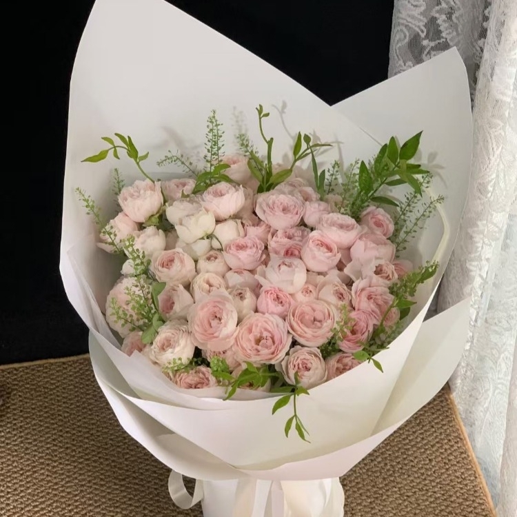 20枝淺粉色玫瑰花束(fl00019-0014)