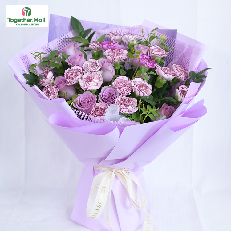 Rose and Carnation Mixed Bouquet(fl00026-0121)