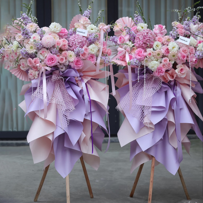 Hydrangea, Peony Chrysanthemum and gerbera mixed flower basket(fl00026-0142)