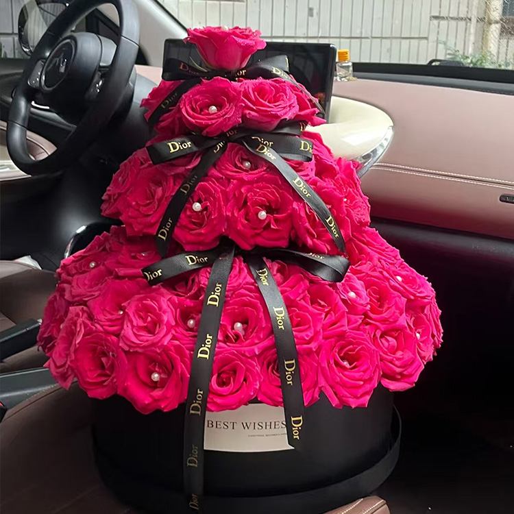 199枝佛洛依德玫瑰花桶fl00026-0189