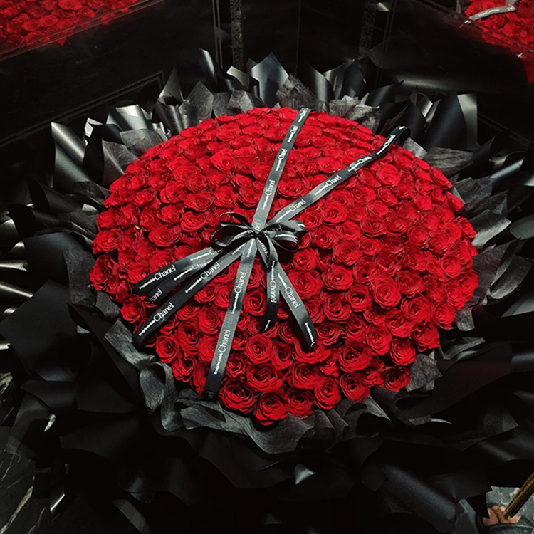 199枝紅色玫瑰花束fl00026-0194