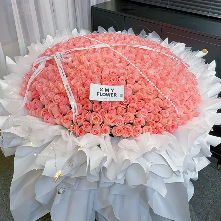 520枝艾莎玫瑰花束fl00026-0200