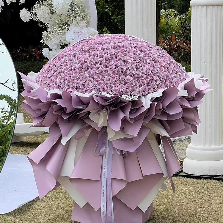 999枝紫色玫瑰花束fl00026-0207