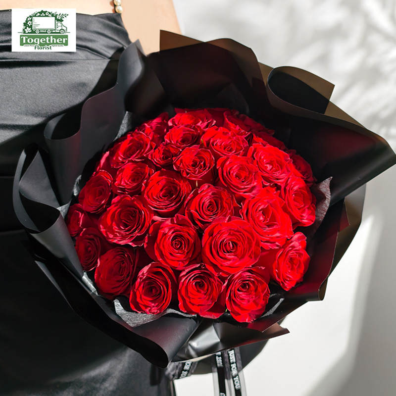 33枝紅色玫瑰花束fl0000-XH0158