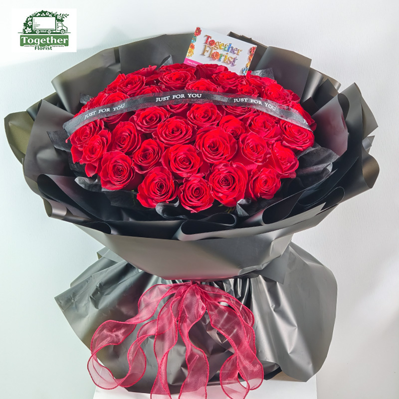 52枝紅色玫瑰花束fl0000-XH0203