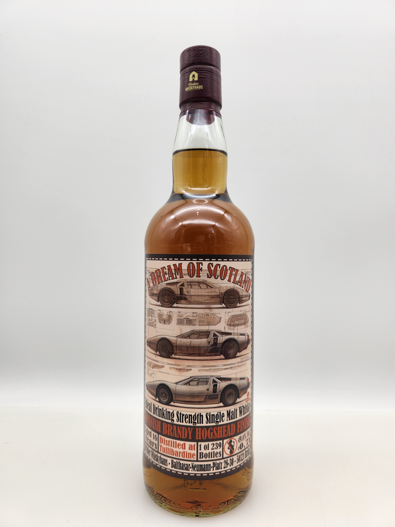 (Black Friday優惠)  Tullibardine 16 yo 2024 Spanish Brandy Hogshead Finish A Dream of Scotland 49.6%