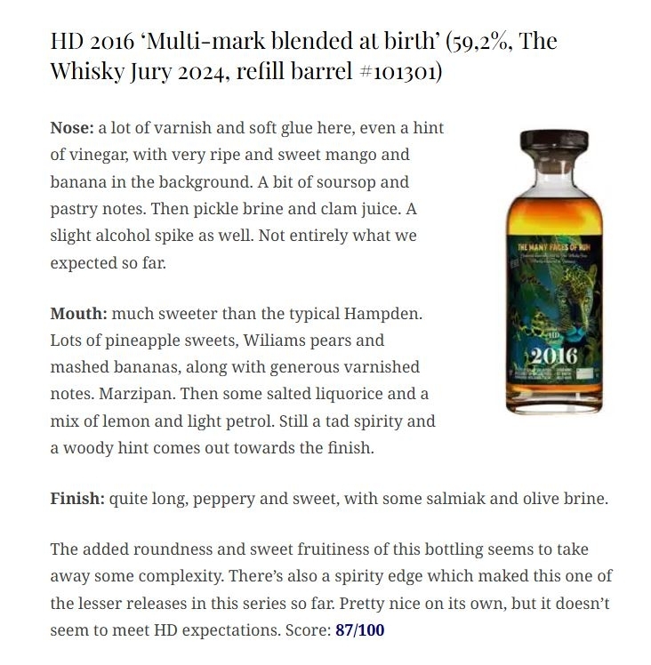 (Black Friday優惠)  HD 8 yo 2016-2024 Refill Barrel #101301 Whisky Jury 59.2%