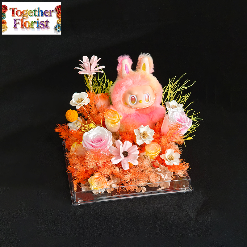 Labubu忠誠-永生花禮盒 fl0000-YSH003