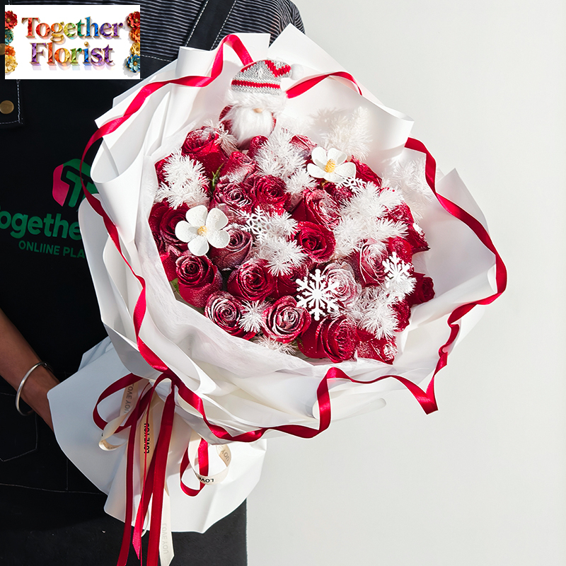 33枝紅色玫瑰花束 fl0000-XH0271