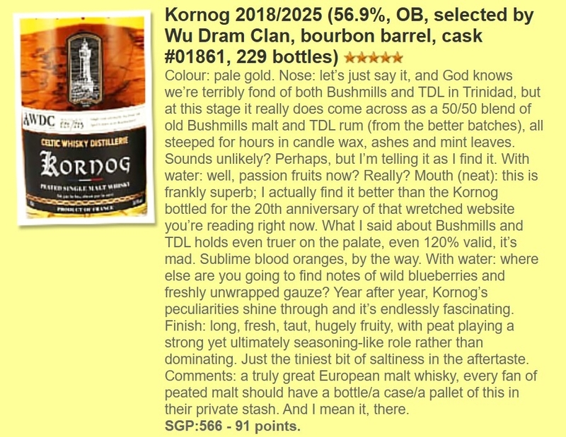 Kornog 6 yo 2018-2025 Bourbon Barrel #01861 for Wu Dram Clan 56.9%
