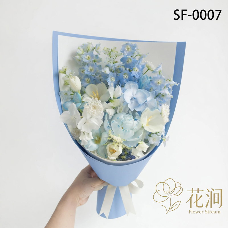 芍藥混搭鬱金香，蝴蝶蘭花束fl00028-SF-0007